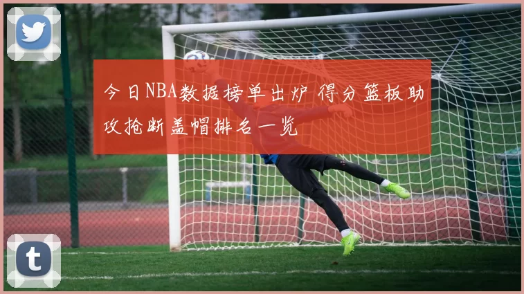 今日NBA数据榜单出炉 得分篮板助攻抢断盖帽排名一览